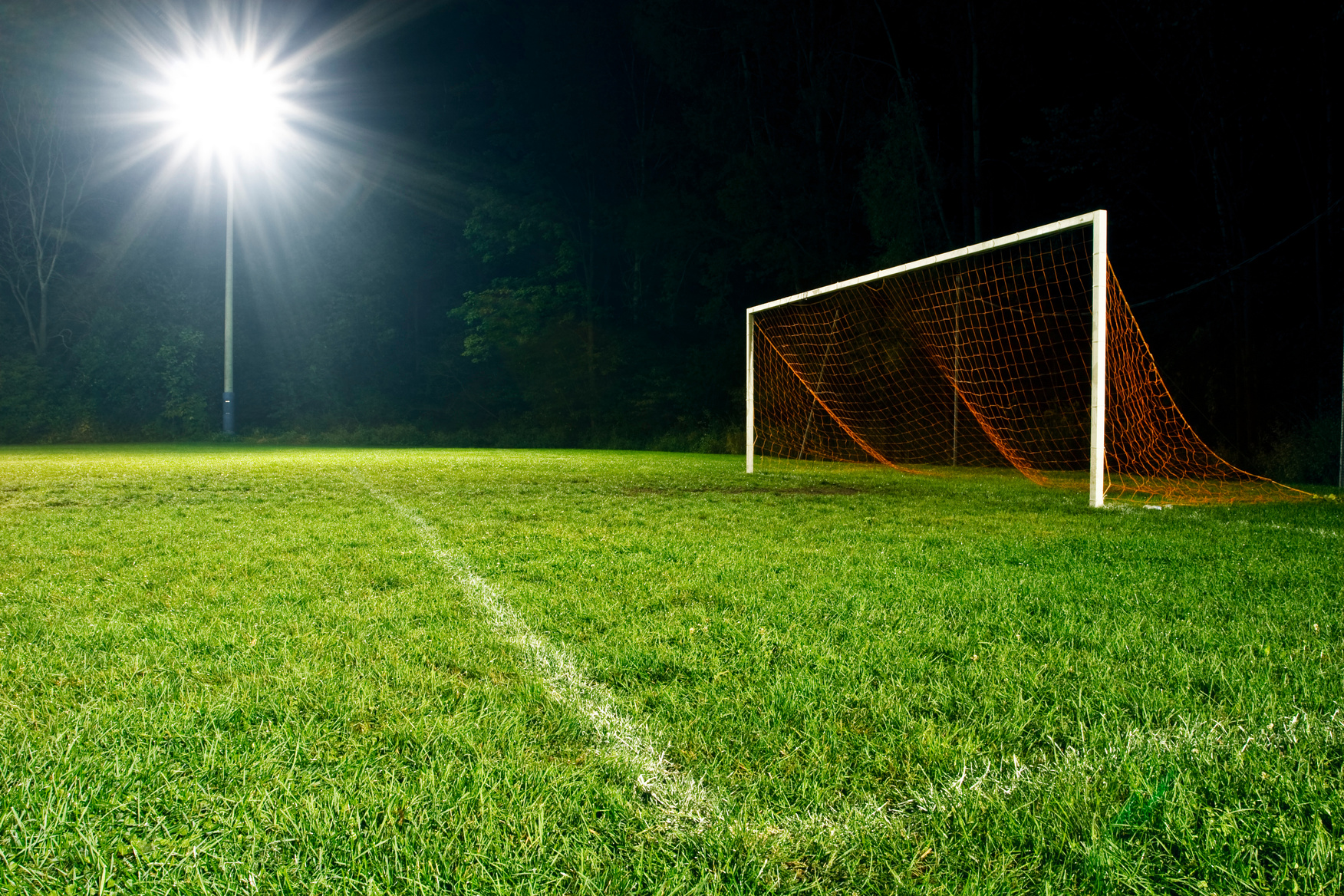 Soccer Field at Night